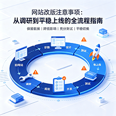 武强建站-网站改版注意事项：从调研到平稳上线的全流程指南