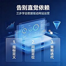 桃城建站-告别直觉依赖：三步学会数据驱动网站运营