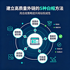 武邑建站-建立高质量外链的5种白帽方法