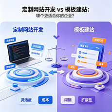 桃城建站-定制网站开发 vs 模板建站：哪个更适合你的企业？